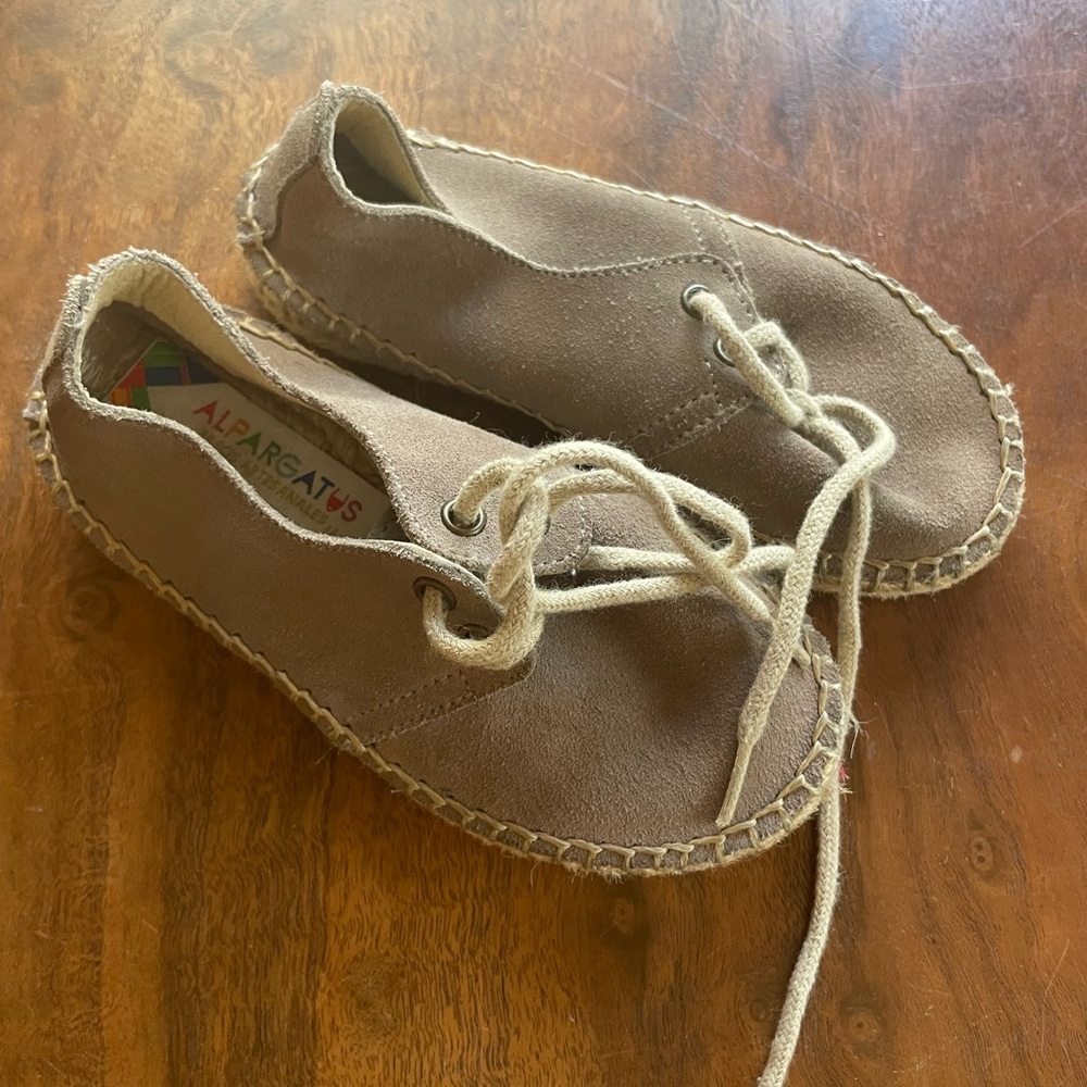 ADD ON $6Vince Gray Moccasins with Suede Finish and Adjustable Laces